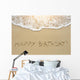 Happy Birthday Written Sand Wall Decal