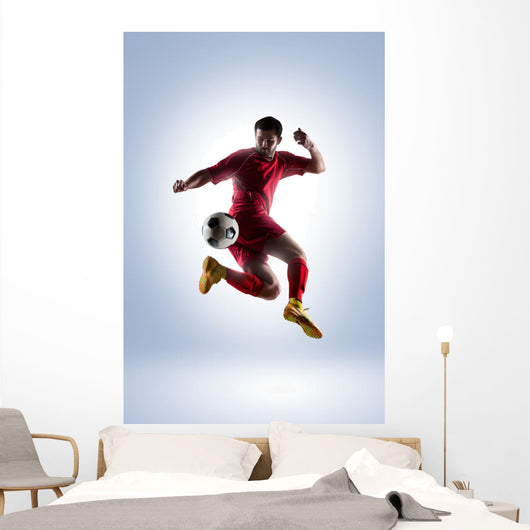 Soccer Player Action Wall Decal