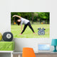 Morning Exercise and Black Wall Decal