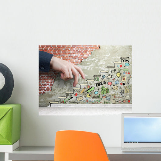 Promotion Concept Business Hand Wall Decal