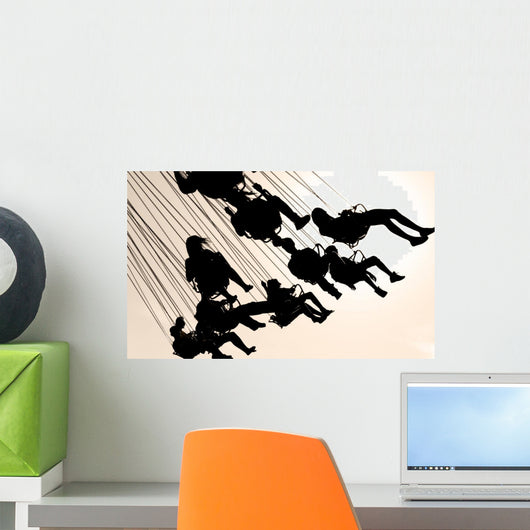 Carnival Swings Wall Decal