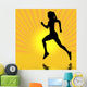 Runner and Reflection Wall Decal