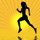 Runner and Reflection Wall Decal