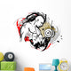 Bodybuilder Illustration Wall Decal