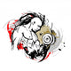 Bodybuilder Illustration Wall Decal