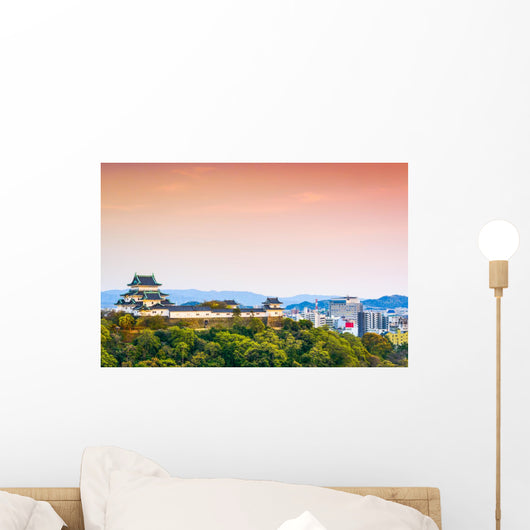Wakayama Japan Castle Wall Decal Design 2