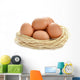 Eggs Nest White Wall Decal