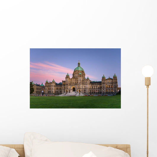 Parliament British Columbia Sunset Wall Decal