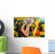 Side Fit Young Woman Wall Decal