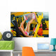 Side Fit Young Woman Wall Decal