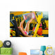 Side Fit Young Woman Wall Decal