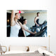 Young Beautiful Woman Training Wall Decal