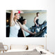 Young Beautiful Woman Training Wall Decal