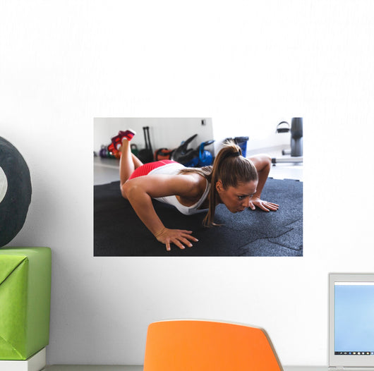 Female with Nice Body Wall Decal