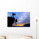 Teamwork Two Men Travelers Wall Decal Design 3