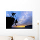 Teamwork Two Men Travelers Wall Decal Design 3