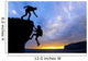 Teamwork Two Men Travelers Wall Decal Design 3