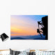 Teamwork Two Men Travelers Wall Decal Design 2
