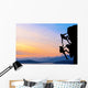 Teamwork Two Men Travelers Wall Decal Design 2