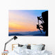 Teamwork Two Men Travelers Wall Decal Design 2