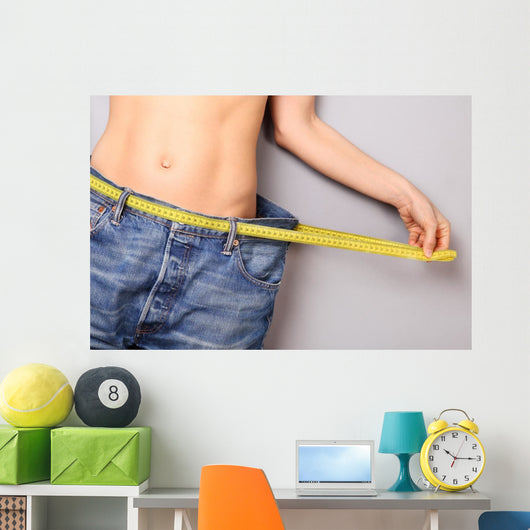 Abdomen Weight Loss Wall Decal
