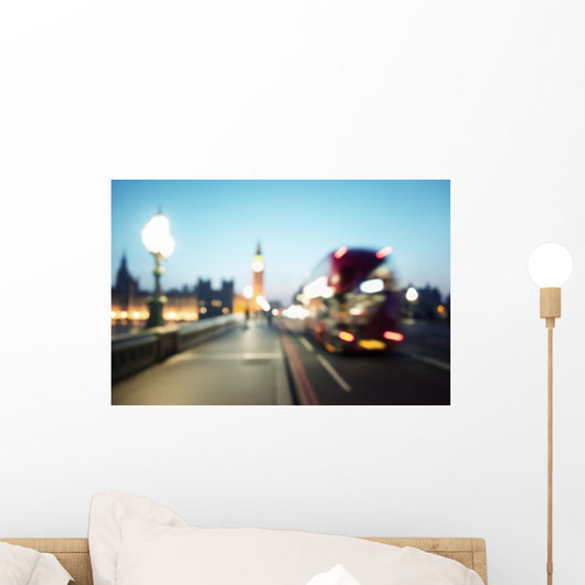 Bokeh Big Ben and Wall Decal
