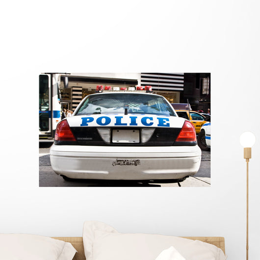 Police Car Wall Decal