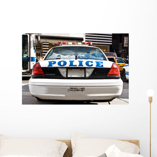 Police Car Wall Decal