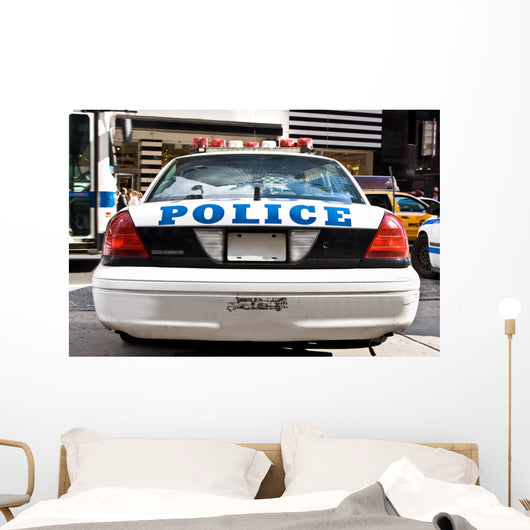 Police Car Wall Decal