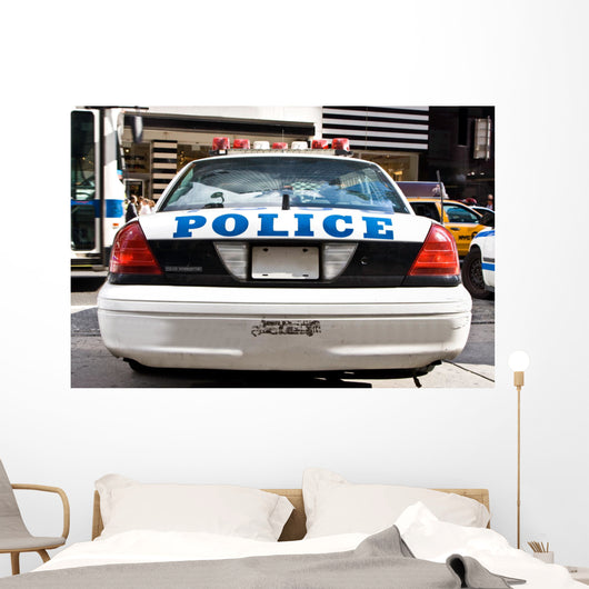 Police Car Wall Decal