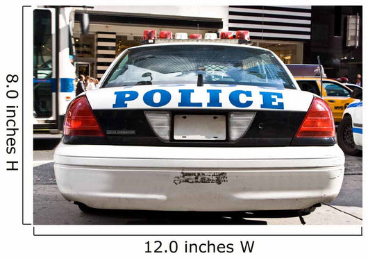 Police Car Wall Decal