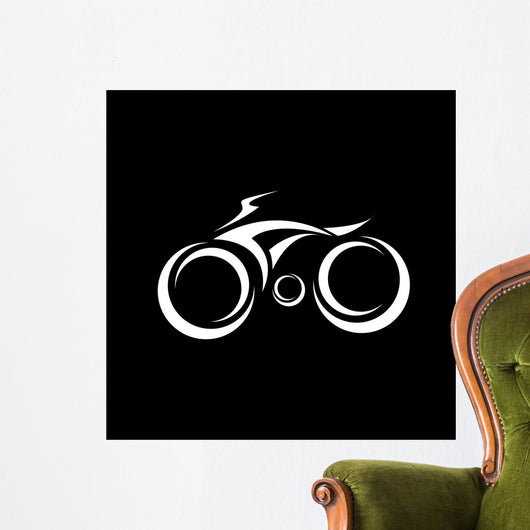 Bicycle Bike Silhouette Vector Wall Decal