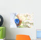 Young Woman Holding Yoga Wall Decal