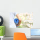 Young Woman Holding Yoga Wall Decal