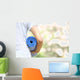 Young Woman Holding Yoga Wall Decal