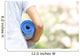 Young Woman Holding Yoga Wall Decal