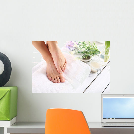 Dainty Feet Pedicure Wall Decal