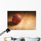 Basketball Hardwood Court Floor Wall Decal