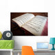 Vintage Psalm Book with Wall Decal