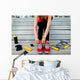 Sport Woman Sunbed Wall Decal