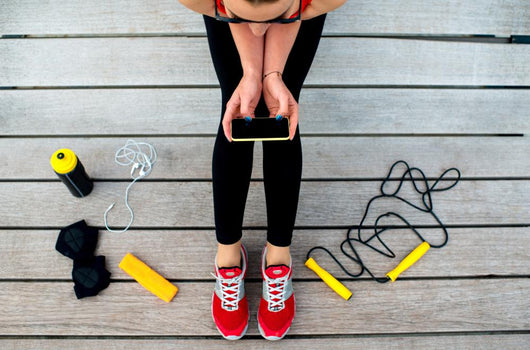 Using Sport Mobile App Wall Decal