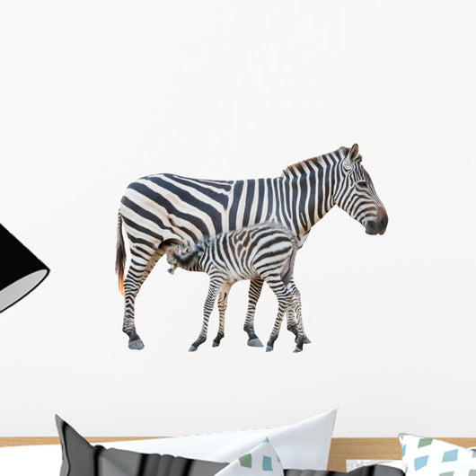 Zebra Was Breastfeeding Wall Decal