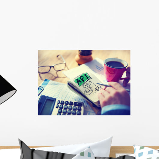Businessman Api Data Product Wall Decal