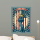 Flame Lady Liberty Wall Decal