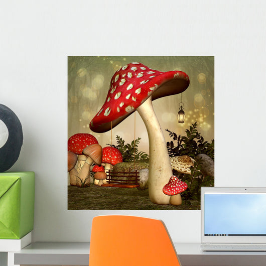 Elf Fantasy Garden Wall Decal
