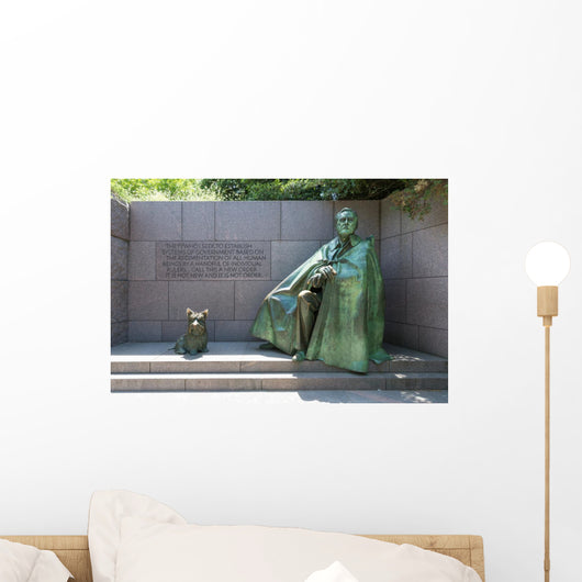 Franklin Delano Roosevelt Memorial Wall Decal Design 2