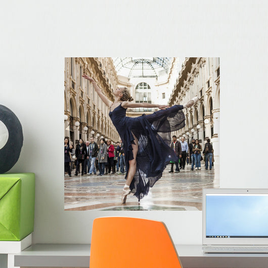 Gorgeous Classical Dancer Performing Wall Decal