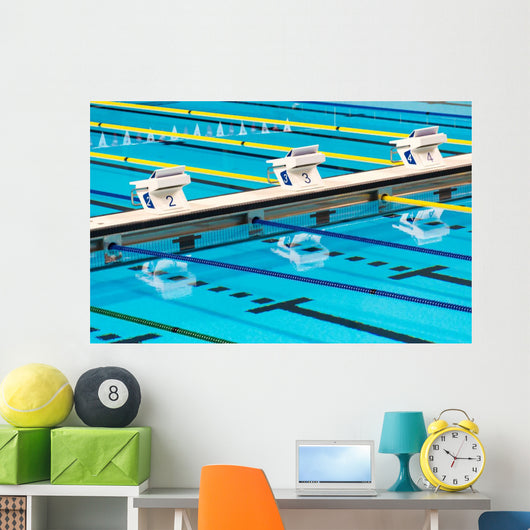 Olympic Sport Competition Swimming Wall Decal