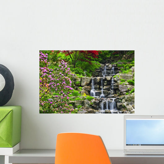 Cascading Waterfall Wall Decal Design 2