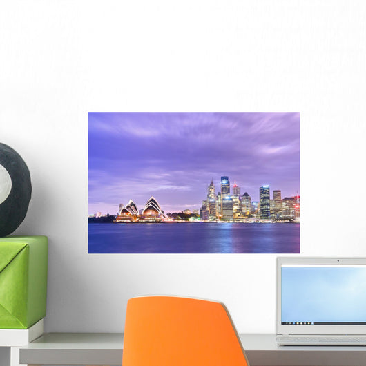 Sydney Harbour Night Wall Decal